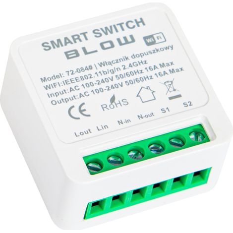 interrupteur connecté blow 72-084 wifi scheduling retour en temps réel (1/3)