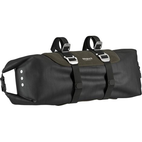 Sacoche De Guidon Enroulable 10-12l Verte - Rangement Bikepacking - Brooks