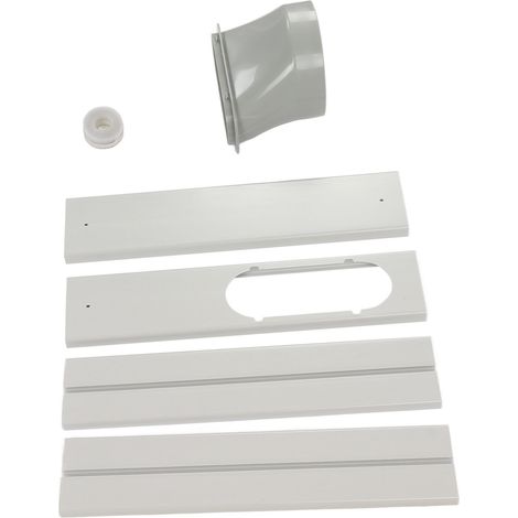 Kit Climatisation Fenêtre Amélioré Sans Joint Ajustable Baffle AC pour Tube 150mm (1/5)