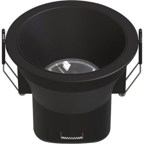 Silumen – Spot LED encastrable dimmable 9W IP44 CCT Ø85.5mm – Éclairage ajustable pour espaces variés – Noir – Unité