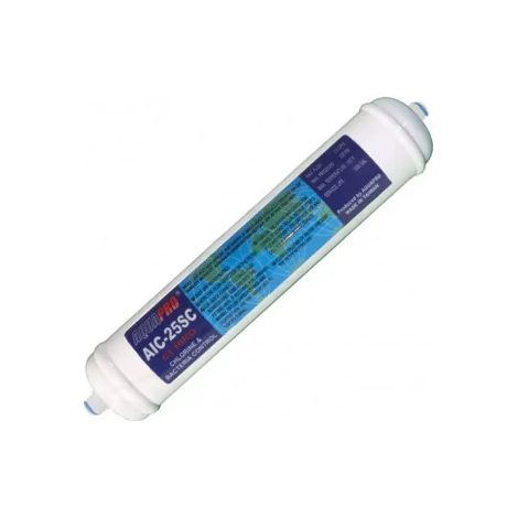 Cartouche Charbon Argent AIC-25SC avec JG 1/4 Aquapro (1/2)