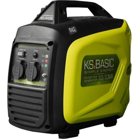 Könner & Söhnen KSB 33i S Inverter Generator 3,3 kW leise Benzin 230V Notstrom