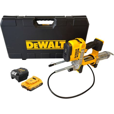 DeWalt DCGG 571 D1K Pistola de engrase sin cable 18 V + 1x batería recargable 2,0 Ah + cargador (1/5)