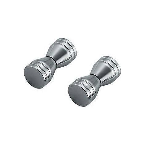 Handgriffe – Griff – Möbelgriff – Möbelknöpfe – Türgriff – Metall – silber – Duschkabinengriff – 30 x 30 x 60 mm