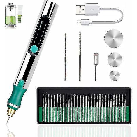 Mini graveur électrique, stylo à graver, outil rotatif sans fil (1/4)