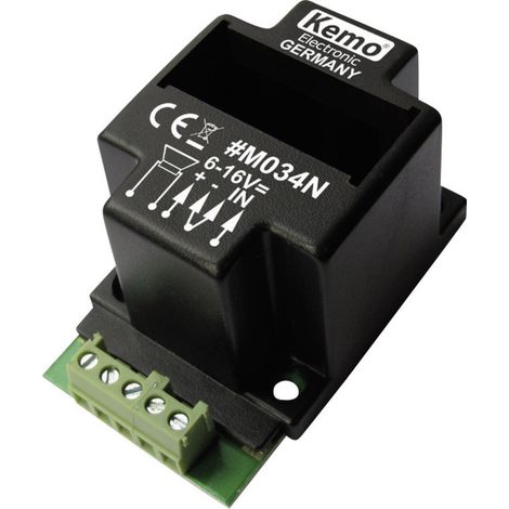 Kemo M034N Mono-Verstärker Baustein 6 V/DC, 9 V/DC, 12 V/DC, 16 V/DC 40 W 4 Ω (1/2)