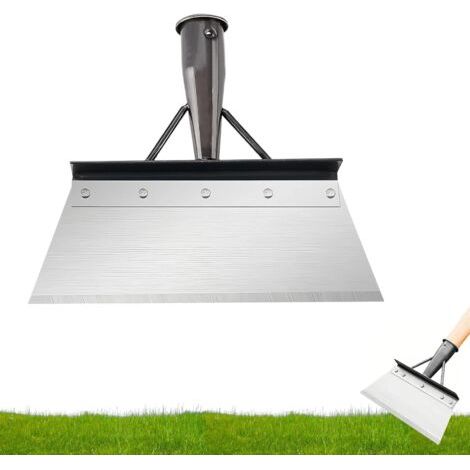 Pelle de Nettoyage Multifonctionnelle, Multifonctionnel Outil de Jardin 30 X 11 cm sans Manche en Bois, Binette Jardinage pour Mauvaises Herbes et Mousse, Déglaçage, Maison, Agricole