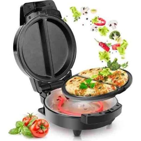 Duronic OM60 Omelette française Gril à crêpes 600W 2 omelettes à la fois et 2 plaques de Cuisson Pieds amovibles  fixes de Sécurité  Sandwichs Oeufs frits Demi-lunes Gaufres Toasts Petit-déjeuner