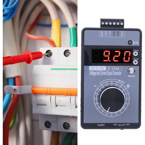 Générateur de signaux de tension numérique portable 0-10V, générateur de signaux de courant 0-22mA, boucle de source de débogage analogique. (1/5)