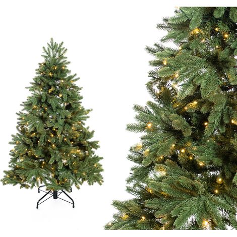 Evergreen Arbre de Noël artificiel Roswell Pin  LED incluses  Vert  150 cm (1/5)