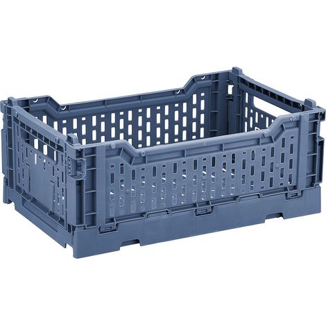 Caja decorativa BOX & BEYOND, azul, 15 L, 30 x 40 x 14,5 cm (ancho x profundidad x alto) BOX & BEYOND (1/3)