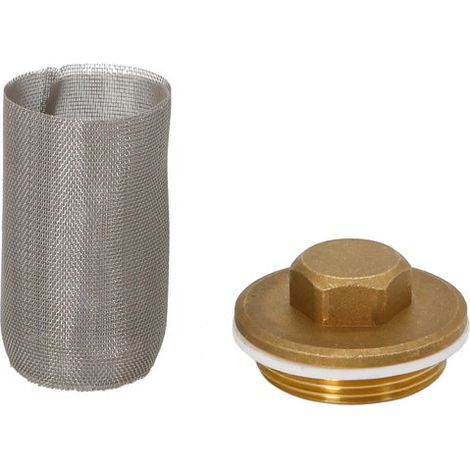 JS HAUT DE GAMME FILTRE À POUSSIÈRE, TAMIS FIN, DN40, 1 1/2", BRASS (1/3)