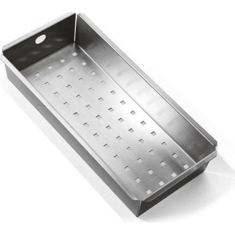 Alveus - Vaschetta perforata per lavello, 420x190x72 mm, acciaio inox 1119835