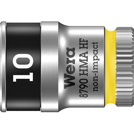 Wera vaso de impacto 8790 HMA HF 1/4" hexagonal SW 10 mm longitud 23 mm - 5003725001
