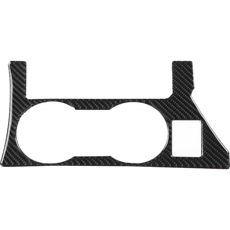 Set de 2 Décorations Autocollantes pour Panneau Porte-Gobelets, Fibre de Carbone Souple, Compatible Corolla 2014-2018 (1/5)