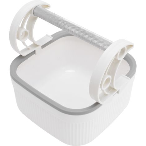 Support pour toilettes d'oiseaux avec seau, structure robuste en alliage d'aluminium, perchoir portable de table pour l'apprentissage de la propreté des oiseaux (1/5)