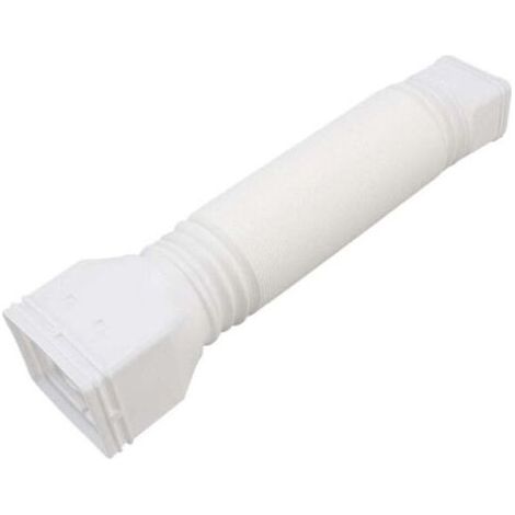 Extensions de Tuyau de Descente de Gouttière Rallonge de Tuyau de Descente Rétractable Rallonge de Tuyau de Descente Flexible Accessoires de Bec de Descente Fournitures de (Blanc) (1/3)