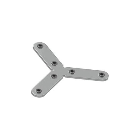 AL24-A-PCON-120x3: Verbinder für AL24-Profil 3x120 Grad / AL24-Verbindung 3x120 Grad