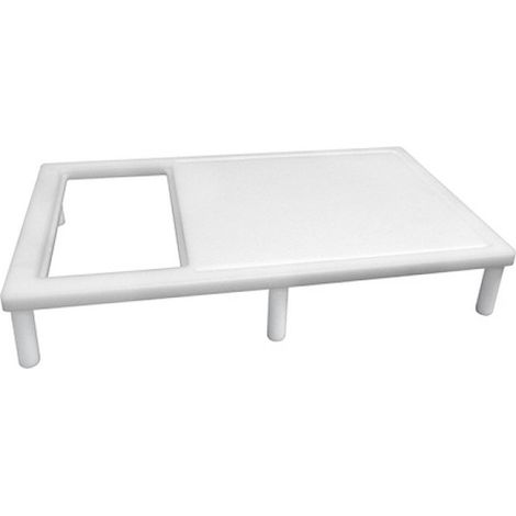 Table de découpe blanche polyéthylène - Caterchef