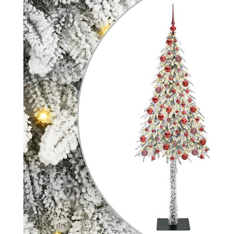Weihnachtsbaum Weiß 180 cm PE und Stahl vidaXL (1/5)