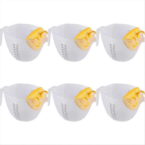tasse à mesurer transparente avec filtre et bol mélangeur à pâtisserie (1/5)