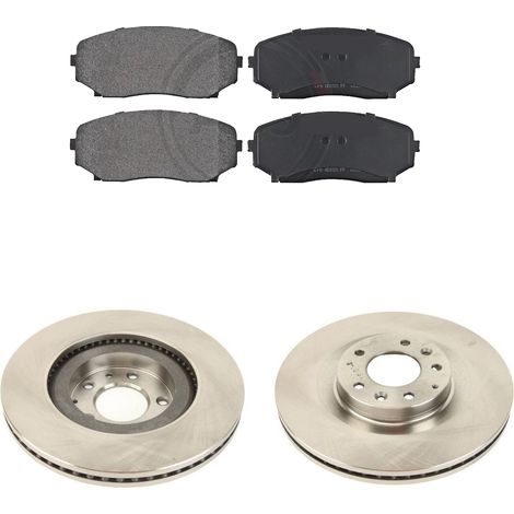 KIT FRENI ANTERIORI compatibile con MAZDA CX-9 (TB) - DISCHI + PASTIGLIE OEM: FDB4365 / 24.0128-0233.1 /SOSTITUZIONE DIRETTA/BASSA POLVERE/SILENZIOSO
