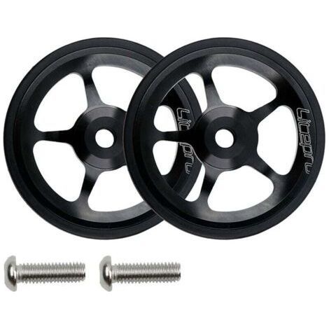 Litepro Easy Wheel et tige d'extension pour porte-bagages arrière Brompton tige télescopique Easywheel (1/5)