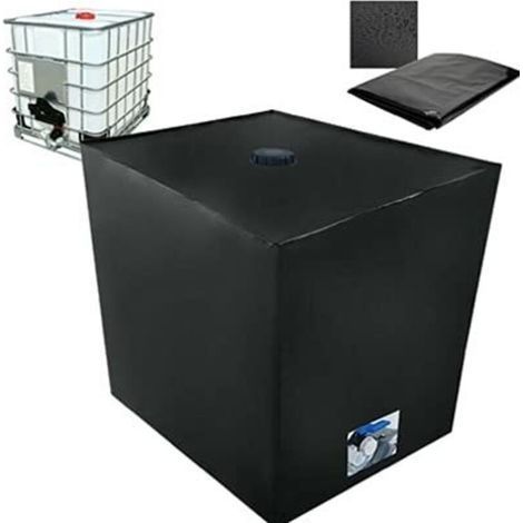 Bâche de réservoir d'eau, Bache pour Cuve 1000 L IBC, Anti-poussière Anti-UV Anti-Pluie (116 x 100 x 120 cm) (1/5)