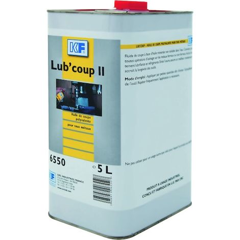 Fluide de coupe polyvalente LUB'COUP II - 5 L - KF (1/2)
