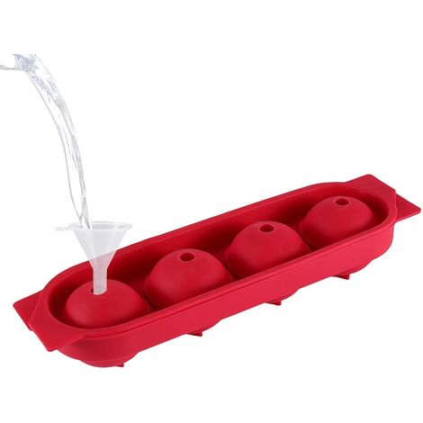 À Glaçons En Silicone De Congélateur 4 Cavités Démoulage Facile (1/5)
