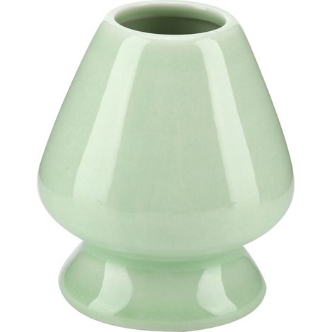 Keramikständer für Matcha-Besen (1 Stück), passend für Bambus-Teedosen. Zubehör für die Teezubereitung. (1/5)