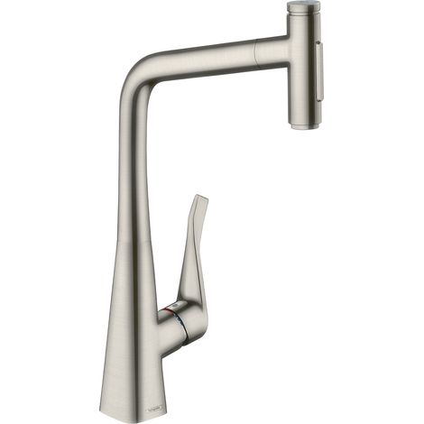 Hansgrohe Metris Select M71 Acciaio Inox Miscelatore Lavello Cucina 73820800 (1/3)