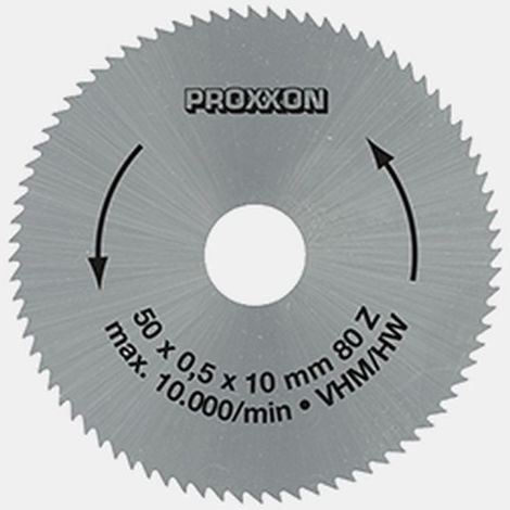 Proxxon  28011 Hartmetall Kreissägeblatt 50 x 10 x 0.5 mm Zähneanzahl: 80 1 St.