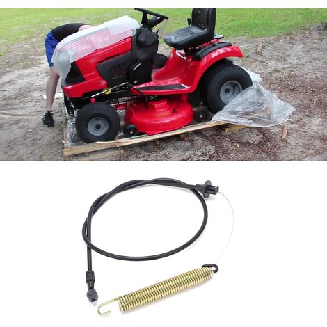 Cavo frizione lama trattore rasaerba, cavo frizione lama trattore rasaerba, cavo Craftsman LTX1000, cavo frizione piatto 175067 169676 21547184 Ricambio in metallo