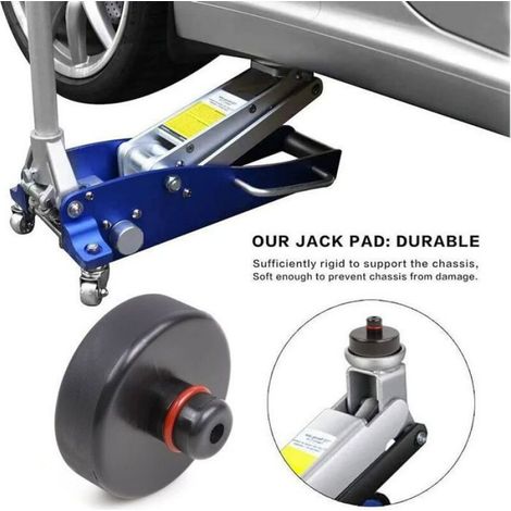 Tampon De Levage - Caoutchouc Antidérapant - Pour Voiture Électrique - Compatible Tesla Model 3 S X Y - 4 Pièces (1/4)