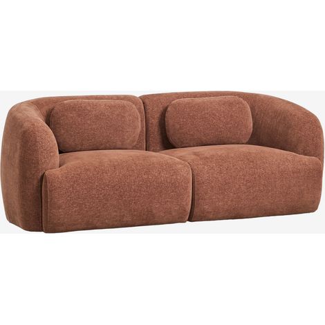 SKLUM 2-teiliges modulares Sofa aus Chenille Coquette                                   