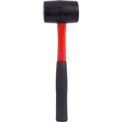 Dekton Rubber Mallet 16oz Hammer Camping Fibreglass Shaft Camping Paving