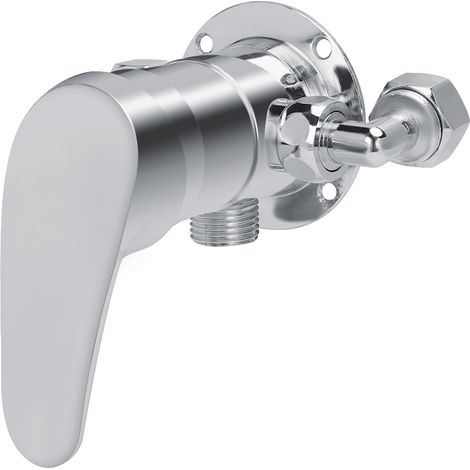 Robinet mélangeur d'eau solaire en alliage de zinc G1/2 po pour salle de bain, robinet en T multifonctionnel (1/5)