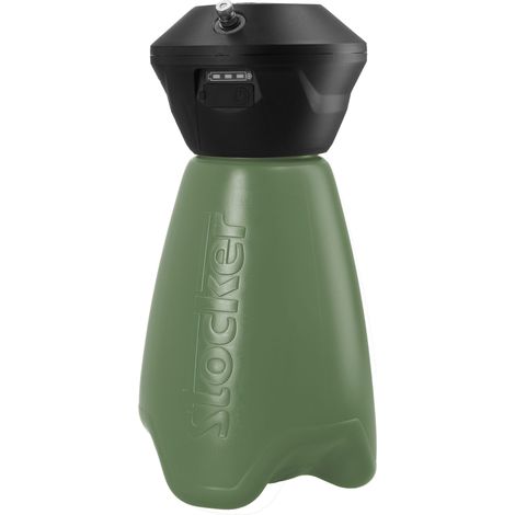 geyser nebulizzatore antizanzare a batteria portatile stocker verde 2l 2,5 bar 3,6v 2,5 ah