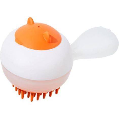 Brosse De Bain Pour Animaux De Compagnie Scrubber Lavage Laveur De Bain Pour Chien Brosse De Bain Pour Chiot Parfum Patte Brosse (1/5)