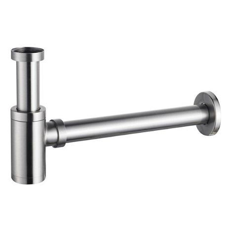 Fortifura Calvi Siphon - abaissé - Inox brossé PVD