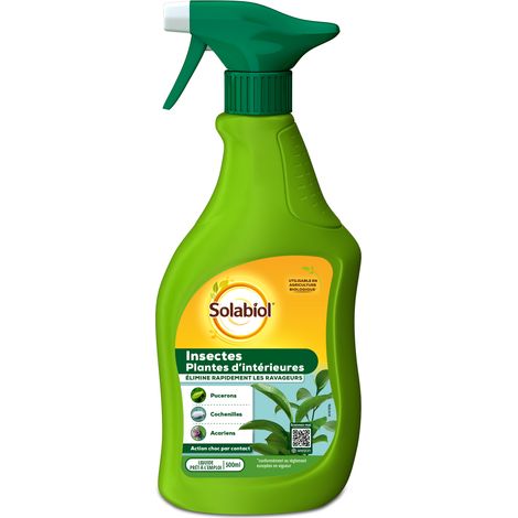 Insecticide biologique prêt à l'emploi 500ml – Action choc contre pucerons, cochenilles et acariens – SOPVPAL500 – Solabiol (1/5)