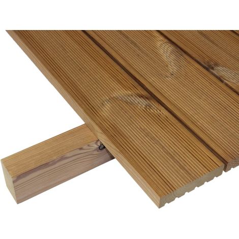 Rahmen Kiefer thermisch modifiziert Kanten gefast 200 x 7 cm 45 mm Hobelware