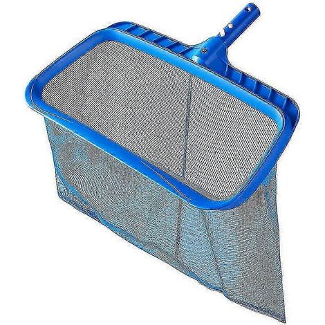 Écumoire de piscine grande capacité - Râteau à feuilles robuste 25-26 adapté aux piscines encastrées, aux bassins et aux spas (1/5)