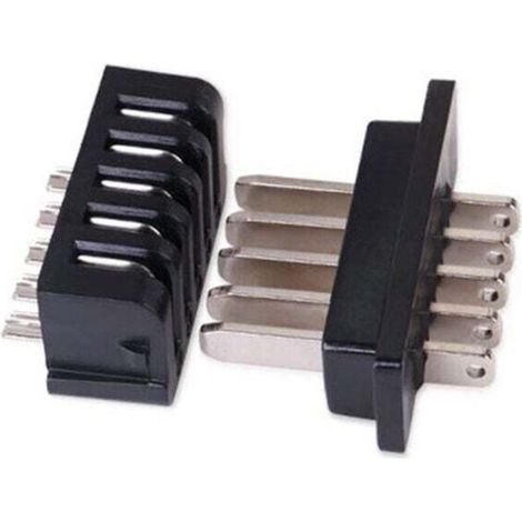 Connecteur Décharge Batterie Vélo Électrique 5 Broches Mâle et Femelle Paire (1/4)