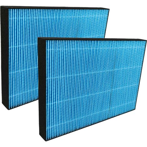 vhbw 2x Air Filter compatible with Ideal AP35 H Air Purifier, Humidifier - Combi Filter HEPA + Activated Carbon