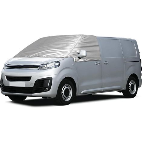 Bâche de pare-brise thermique argentée pour Citroën Jumpy, Opel Vivaro 2016-2024 (1/5)