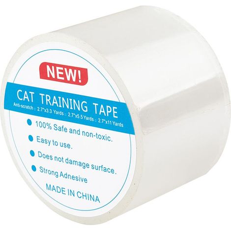 Protecteur Anti-Rayures Chat 5m – Film Adhésif Transparent, Portes Meubles Murs (1/5)
