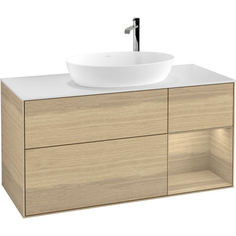 Villeroy & Boch F951PCPC Armoire sous lavabo Finion F95 (1/2)