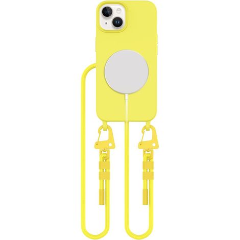 Collar magnético Tech-protect MagSafe para iPhone 13, color amarillo canario. (1/5)